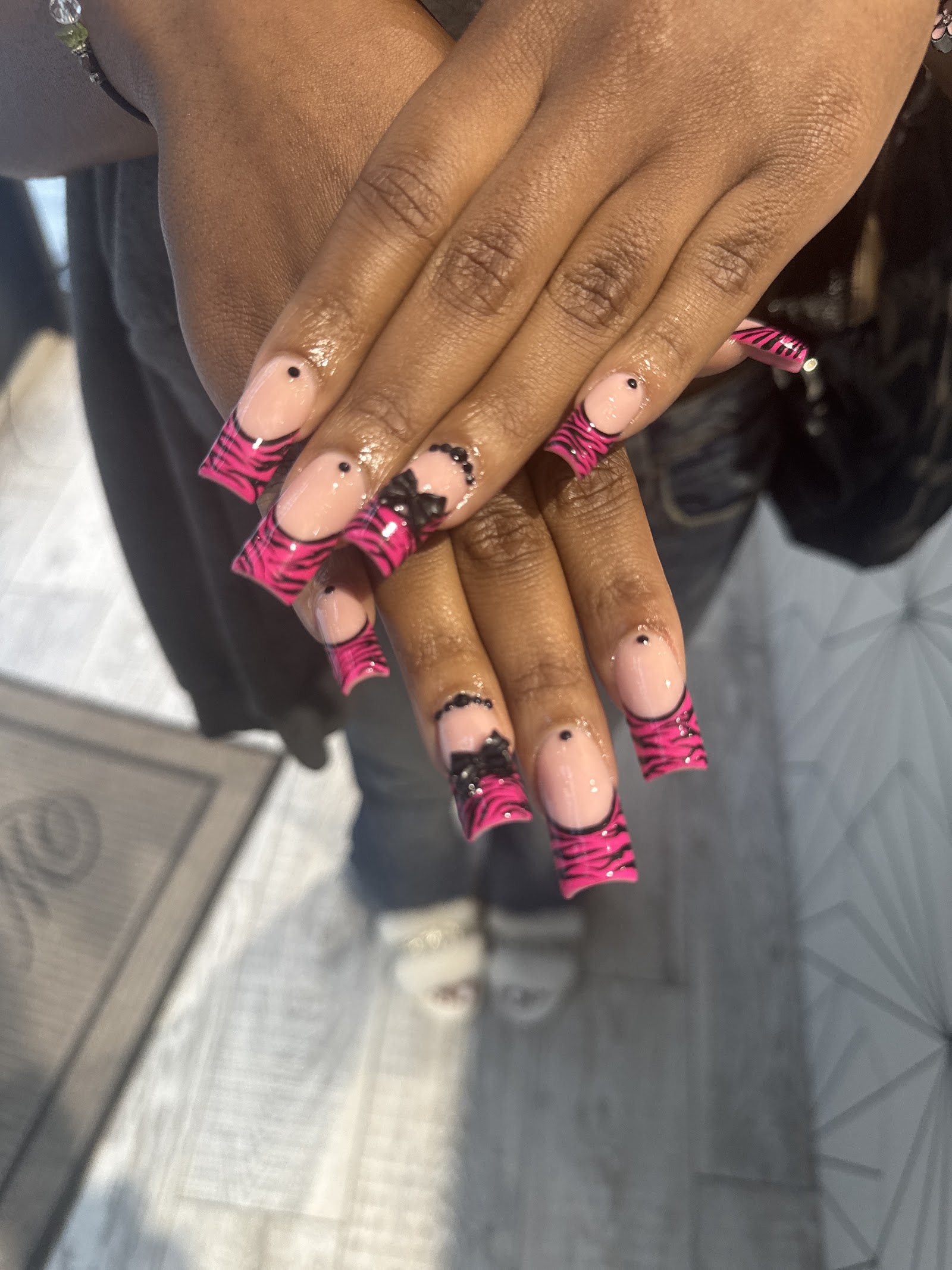 Lush Nail Bar Colony Square nail work in Atlanta, Georgia